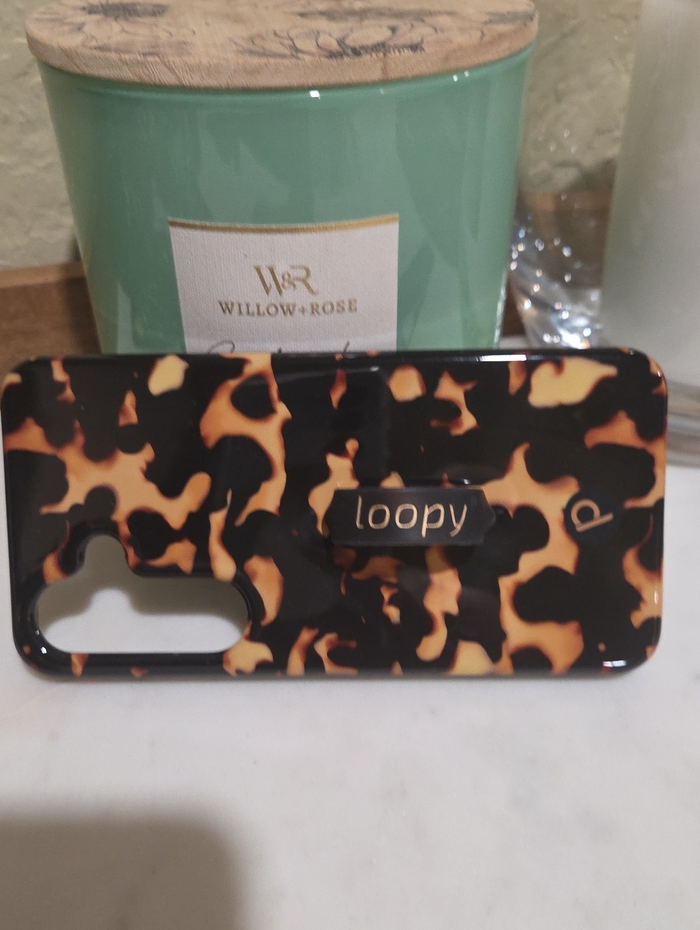 Loopy Case Tortoiseshell Phone Case For SAMSUNG S25 Black & Brown